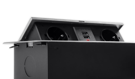 Gniazdka chowane w blat Spacetronik SPS-D24S