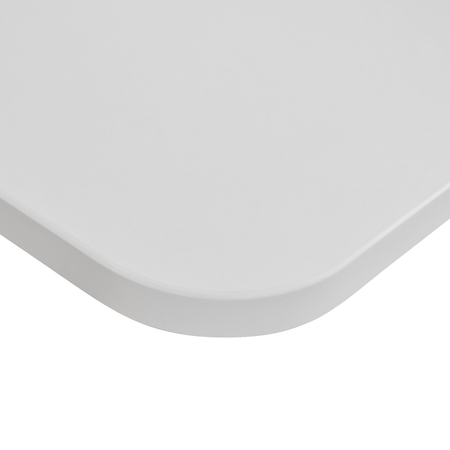 Ergonomiczny blat biurkowy 138x68 BIAŁY