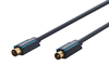 CLICKTRONIC Przyłącze kabel antenowy TV IEC gn.TV/wt.TV ekranowane 7,5m