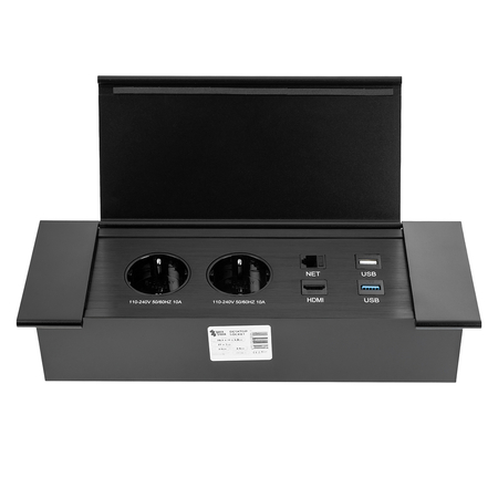 Spacetronik SPS-F26B V2 Arbeitsplattensteckdose Öffnung