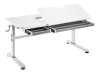 Biurka dla dziecka ręczne Spacetronik XD SPE-X104WW 120x60 cm biały+szary OUTLET