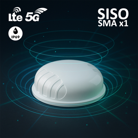 Antena 5w1 5G/WiFi/GPS MIMO2x2 Poynting PUCK-5-V1