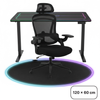 blat gamingowy || stelaż elektryczny || Mata ochronna pod fotel || fotel Doris 11 Czarny \ 1200