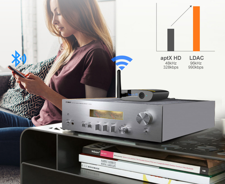 DS200 Pro DAC Audiowandler mit BT-Empfänger