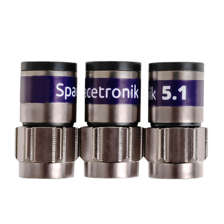 Wtyk F samokompresyjny Spacetronik TV-FS01 Self Instal 6TD 5.1 - 50szt