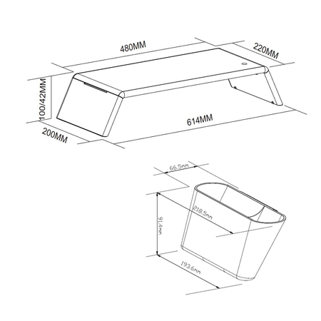 Spacetronik SPP-104BS Organisationsständer