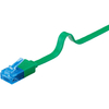 LAN Patchcord CAT 6A UTP FLAT grün 2m