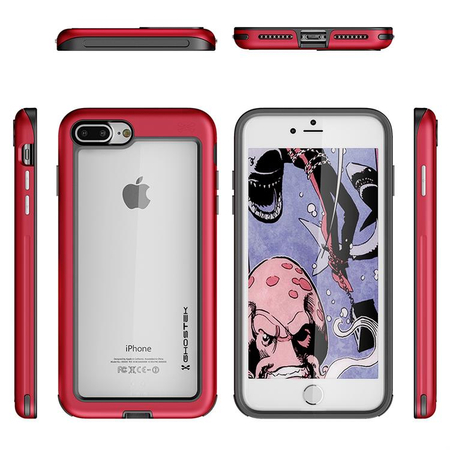 Atomic Slim Tasche Apple iPhone 7 Plus 8 Plus Rot - zdjęcie 2