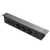 Listwa Zasilajaca Podblatowa Przedłużacz USB RJ45 CAT.6 Spacetronik SPSU38B_V2