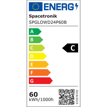 Lampa wisząca do biura LED GLOW D24 7200 lm Czarna