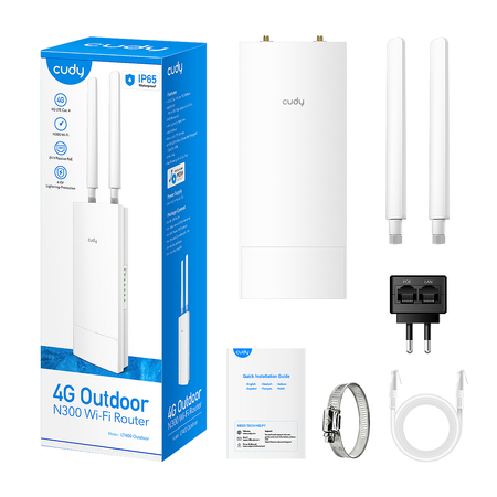 Router zewnętrzny Cudy LTE LT400 4G SIM PoE Wi-Fi