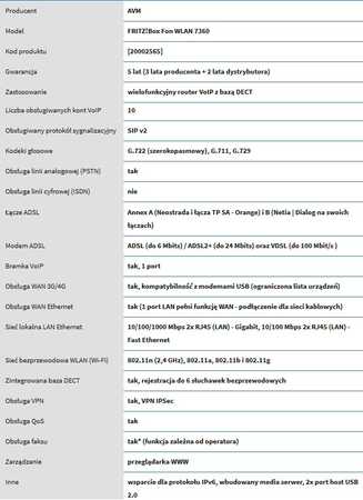 Fritz!Box 7369 N 2,4GHz 300Mbps ADSL USB-Router