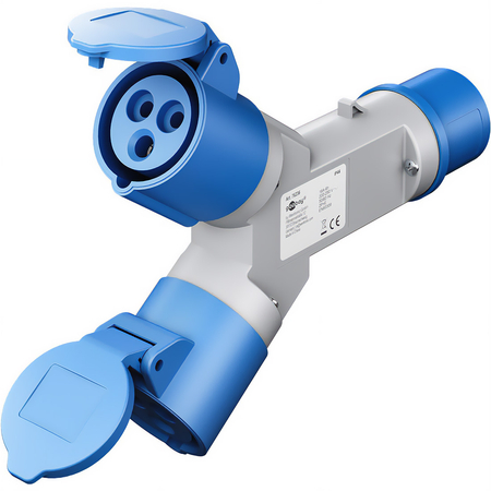 Adapter rozdzielacz CEE na 2 CEE 16A typu Y - zdjęcie 2