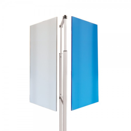 Stand dwustronny z kółkami pod tablicę do pisania o wymiarach 100x150