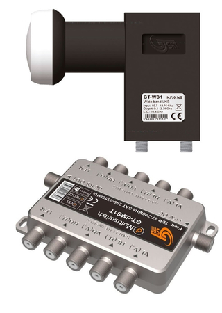 Breitband 1xSAT GT-dMTS1T mit LNB GT-WB1 H+V - zdjęcie 2