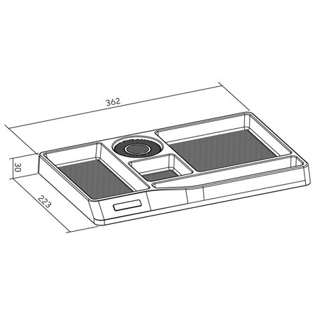 Organizer biurkowy Spacetronik SPB125