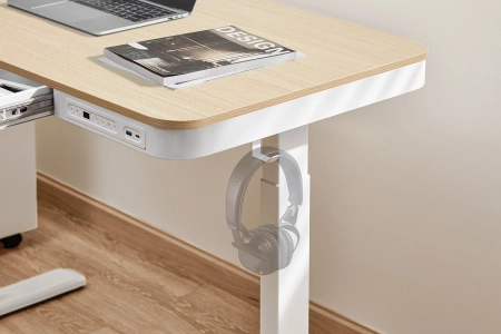 Eleganckie Biurko z Elektryczną Regulacją Wysokości Spacetronik Astrid SPE-B126WO OUTLET