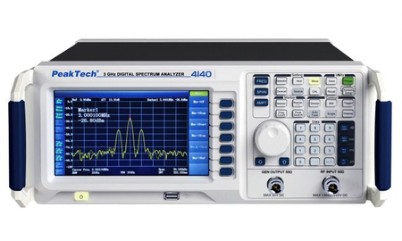 Cyfrowy analizator widma 9 kHz - 3 GHz PeakTech 4140