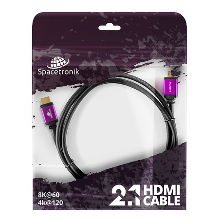 Certyfikowany Kabel HDMI 2.1 8K Spacetronik SH-SPR015 1,5m