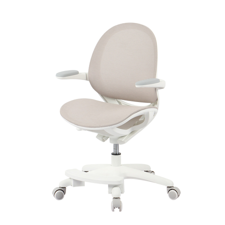 Ergonomiczne krzesło dziecięce – kremowe - Spacetronik SPC-XD03C