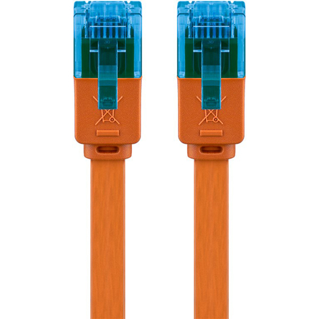 LAN Patchcord CAT 6A UTP FLAT orange 2m