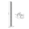 Spacetronik SPK-180B 130cm Kabelführung