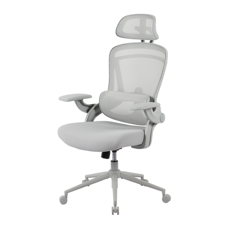 Zestaw podwójne biurko elektryczne Spacetronik z krzesłami Doris 11