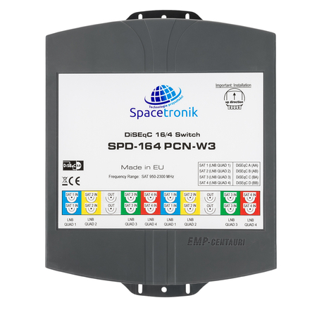 DiSEqC Schalter 16/4 Spacetronik SPD-164PCN-W3 - zdjęcie 2
