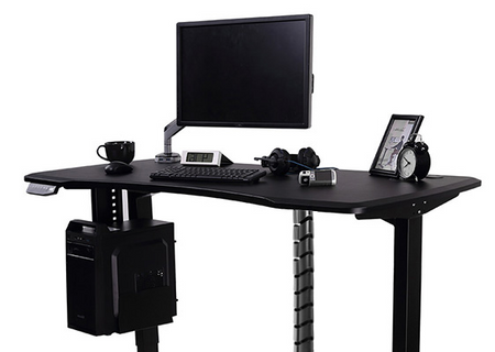 Spacetronik SPK-03B schwarz Kabelführung 80cm - zdjęcie 2