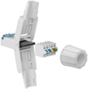 Wtyk sieciowy RJ45 beznarzędziowy skręcany CAT 6A UTP nieekranowany Goobay