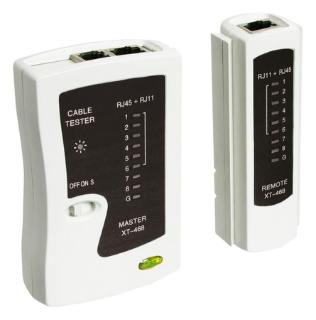 Goobay RJ45 LAN Patchcord Kabel Tester