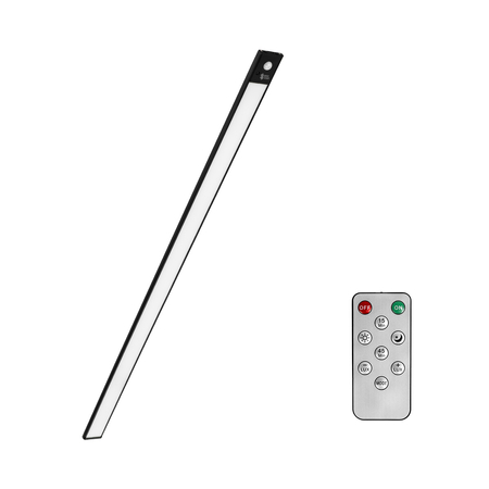 Bezprzewodowa lampa LED Czujnik ruchu 80cm Czarny Outlet B