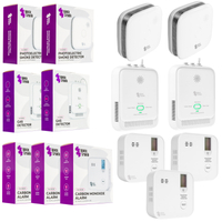 Czujnik 7x dymu gazu czadu Mieszkanie+ SA-DZ-CDG02