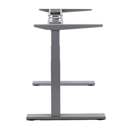 Stelaż biurka elektryczny Spacetronik SPE-253G USB szary