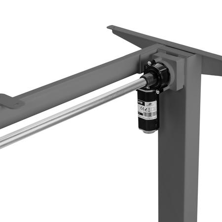 Elektryczny stelaż biurkowy Spacetronik SPE-141G USB szary