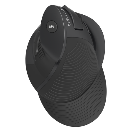 Ergonomiczna Mysz Delux M618G DB czarna bezprz.