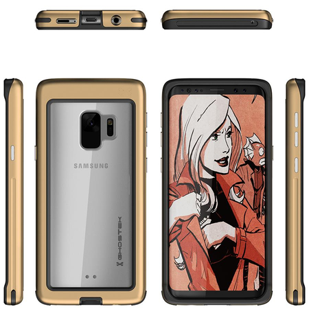 Etui Atomic Slim Samsung Galaxy S9 złoty - zdjęcie 2