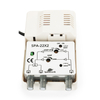 Wzmacniacz szerokopasmowy z rozgałęźnikiem i zasilaniem anten 12V DC Spacetronik SPA-22X2 VHF/UHF 24dB
