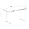 Mobile Singlel-Motor Sit-Stand Desk ASTRID