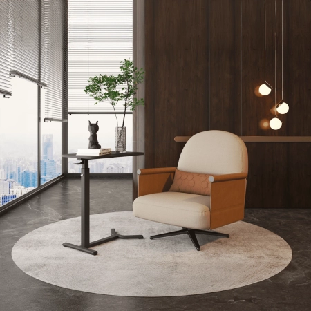 Stolik do łóżka z regulowaną wysokością OUTLET Spacetronik BUDDY 05, Biały