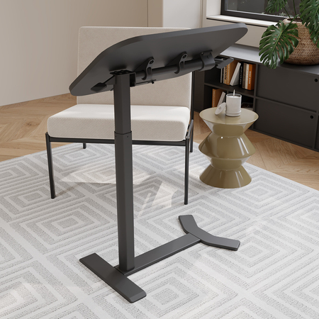 Stolik regulowany 90° Buddy 18 Ciemne drewno Outlet C+