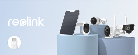 Solarmodul 6W für USB-C Kameras Reolink 2 weiß 4m