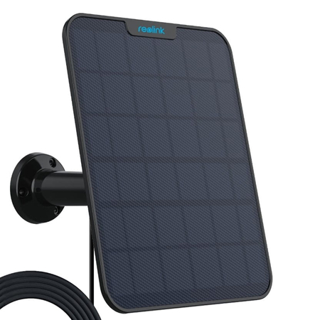 Inteligentna kamera Reolink Argus PT 5Mpix WiFi 2,4 i 5GHz z detekcją osób, czarna + Panel słoneczny
