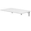 Składane biurko ścienne SPB149W 80×40 cm białe składane 90°