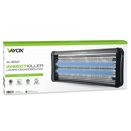 Lampa owadobójcza na owady i robaki wisząca stojąca VAYOX IK-40W