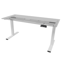 Stelaż do biurka regulowany elektrycznie Spacetronik SPE-214AW USB