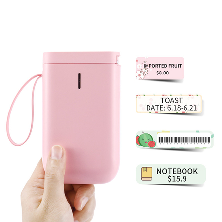 Niimbot D11 Etikettendrucker rosa - zdjęcie 2