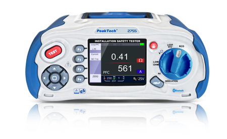 Tester bezpieczeństwa instalacji elektrycznej PeakTech 2755