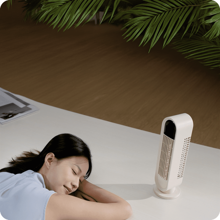 Przenośny wentylator biurkowy z możliwością obrotu do 90° Spacetronik AirPuff 4