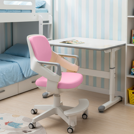 Fotel obrotowy dziecięcy Spacetronik XD SPC-XD09P Różowe - zdjęcie 2